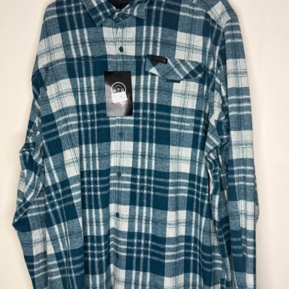 Wrangler ATG Plaid Flannel Shirt XXL